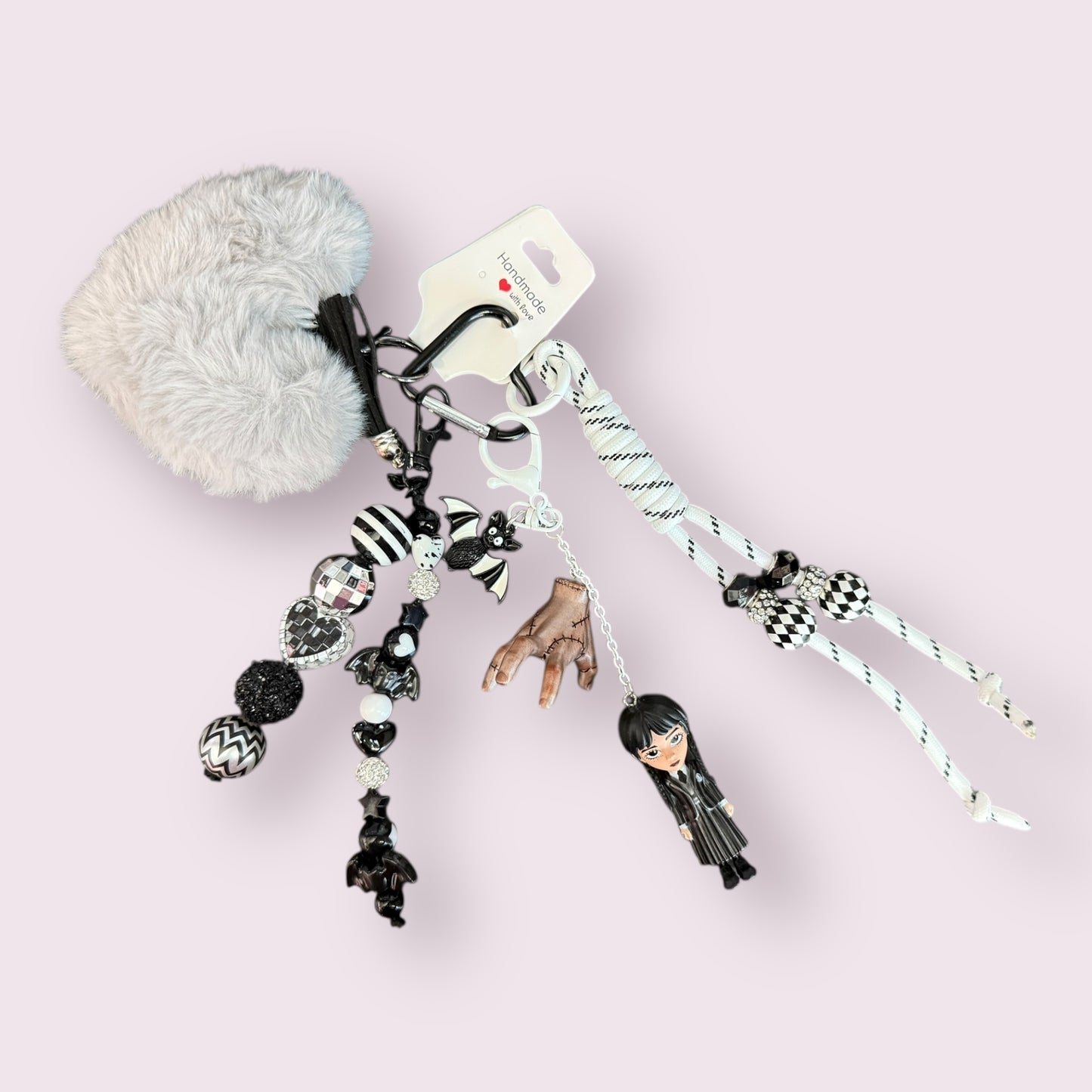 Wednesday Addams Inspired Bag Charm