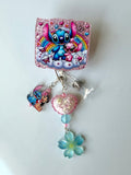 Stitchy Charmed Badge Reel with ID Holder