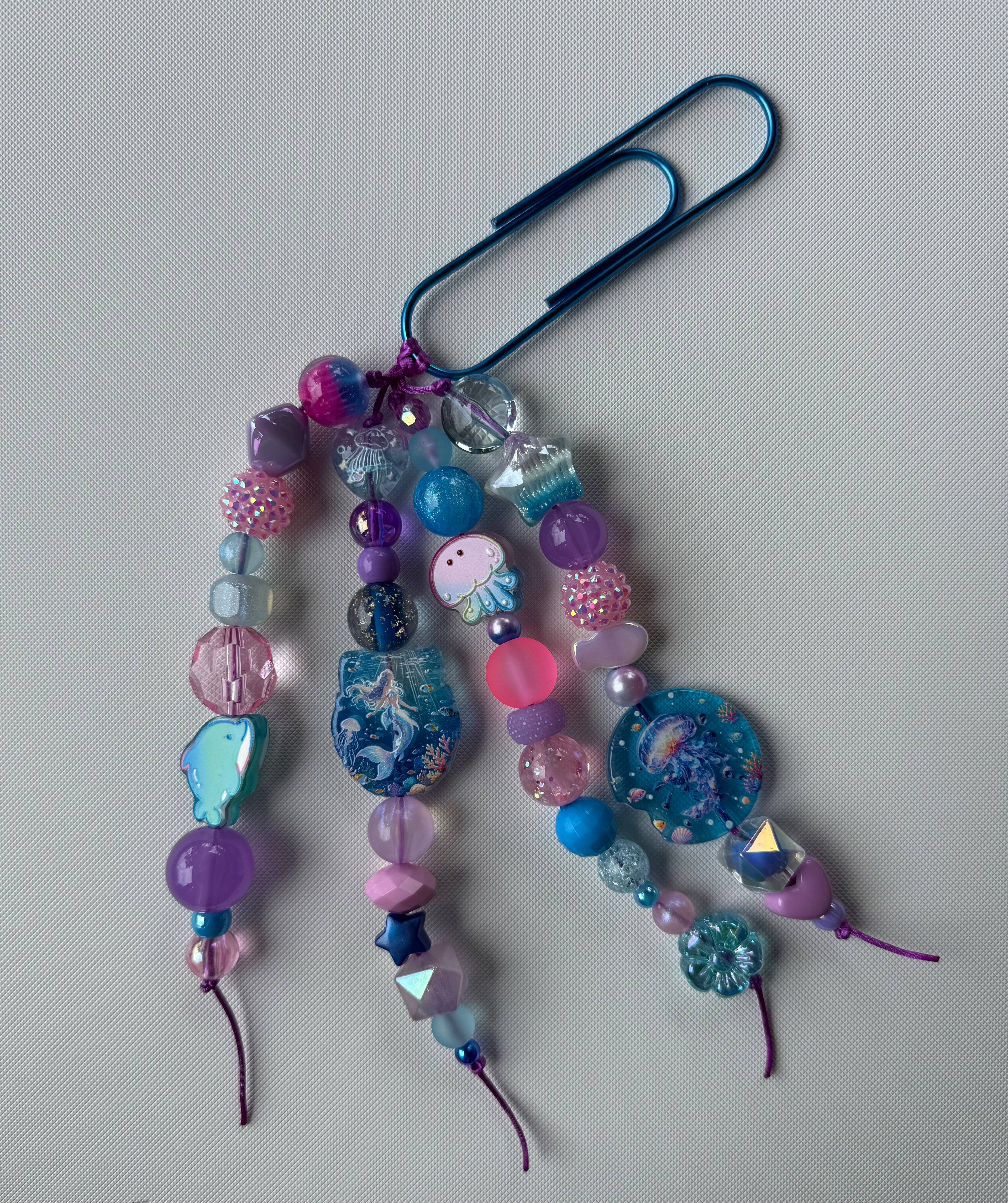 Under the Sea Beaded Bookmark