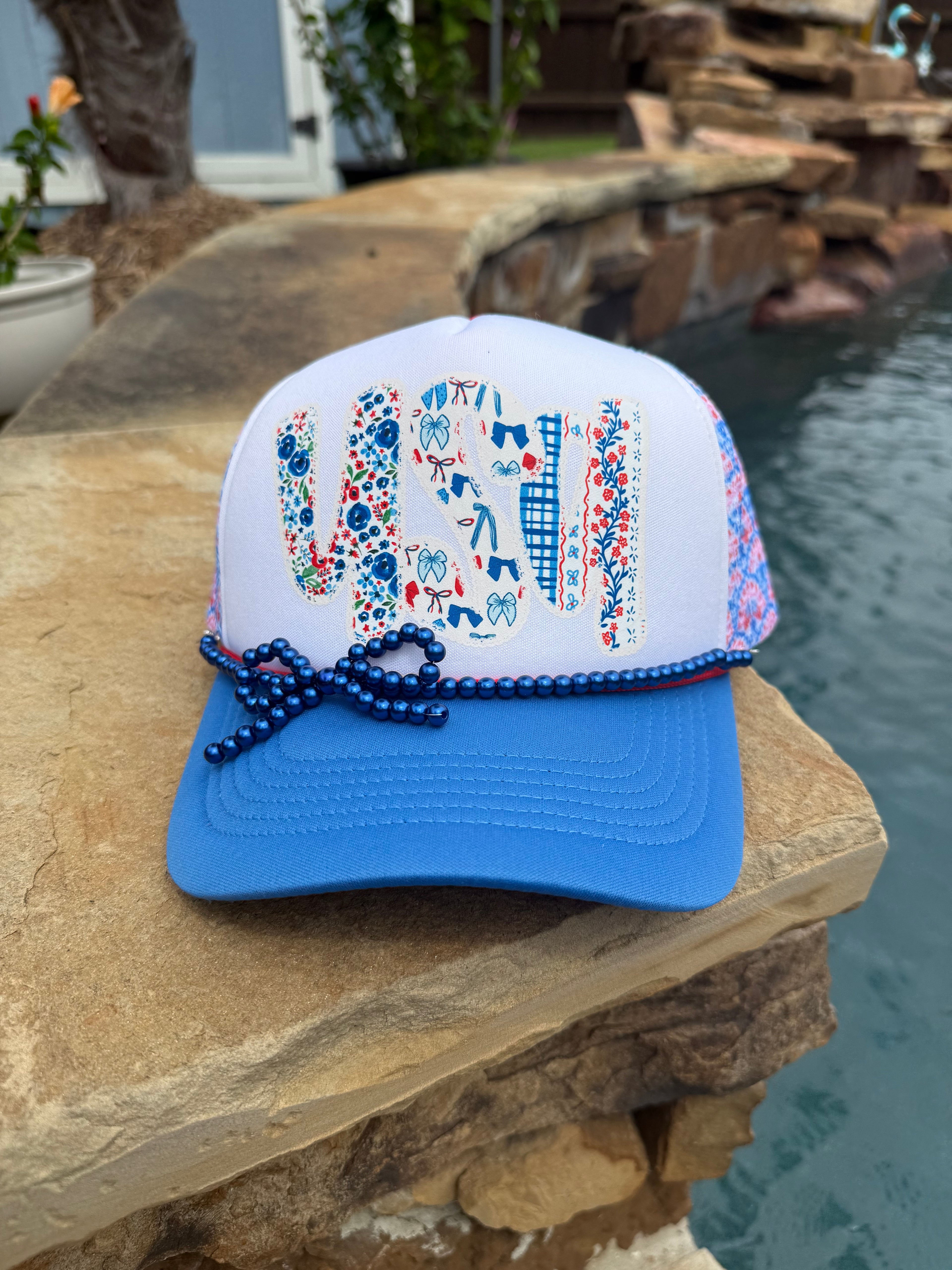 USA Coquette-Style Cap
