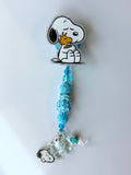 Snoopy Beaded Interchangeable Badge Reel
