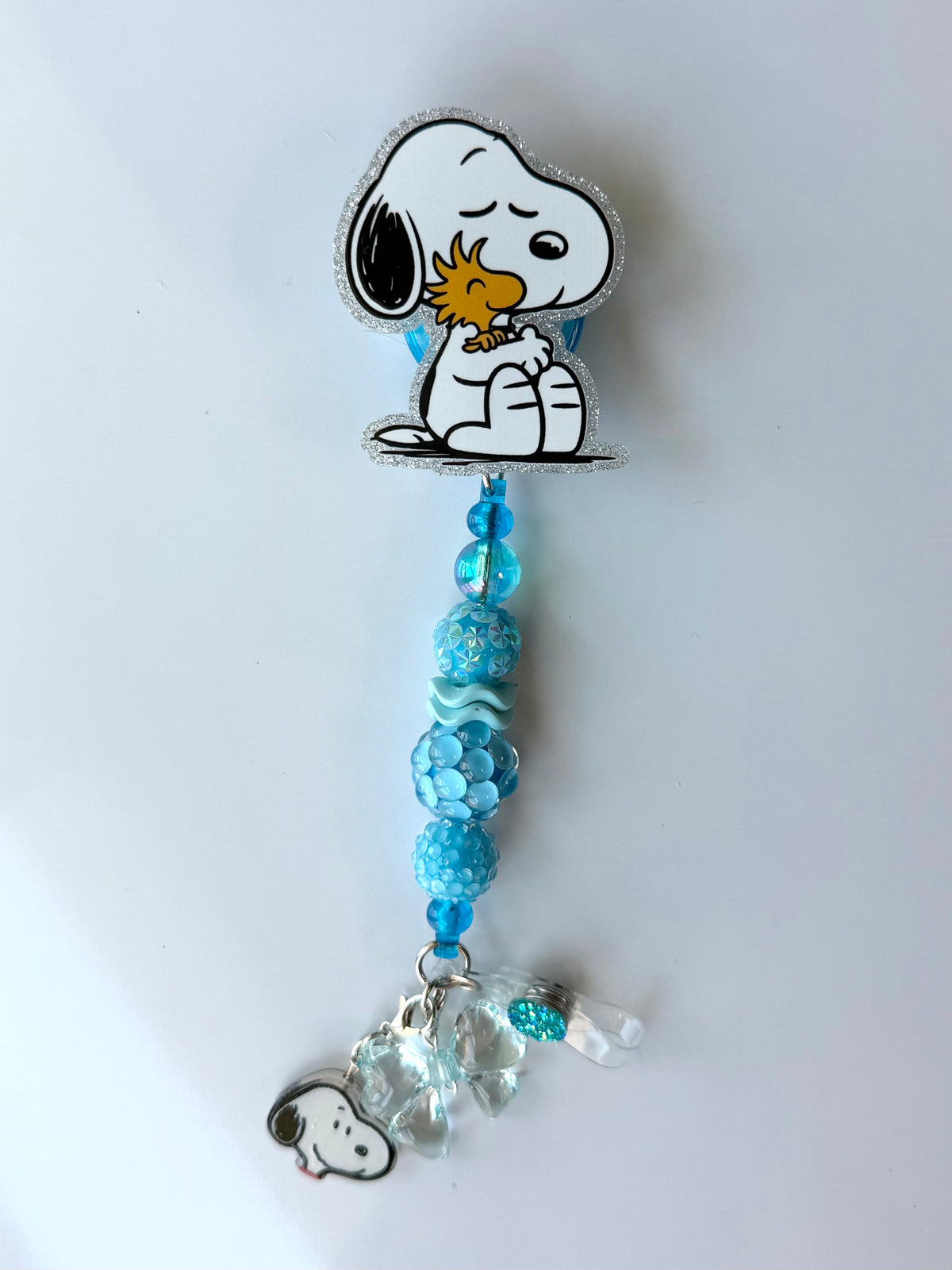 Snoopy Beaded Interchangeable Badge Reel