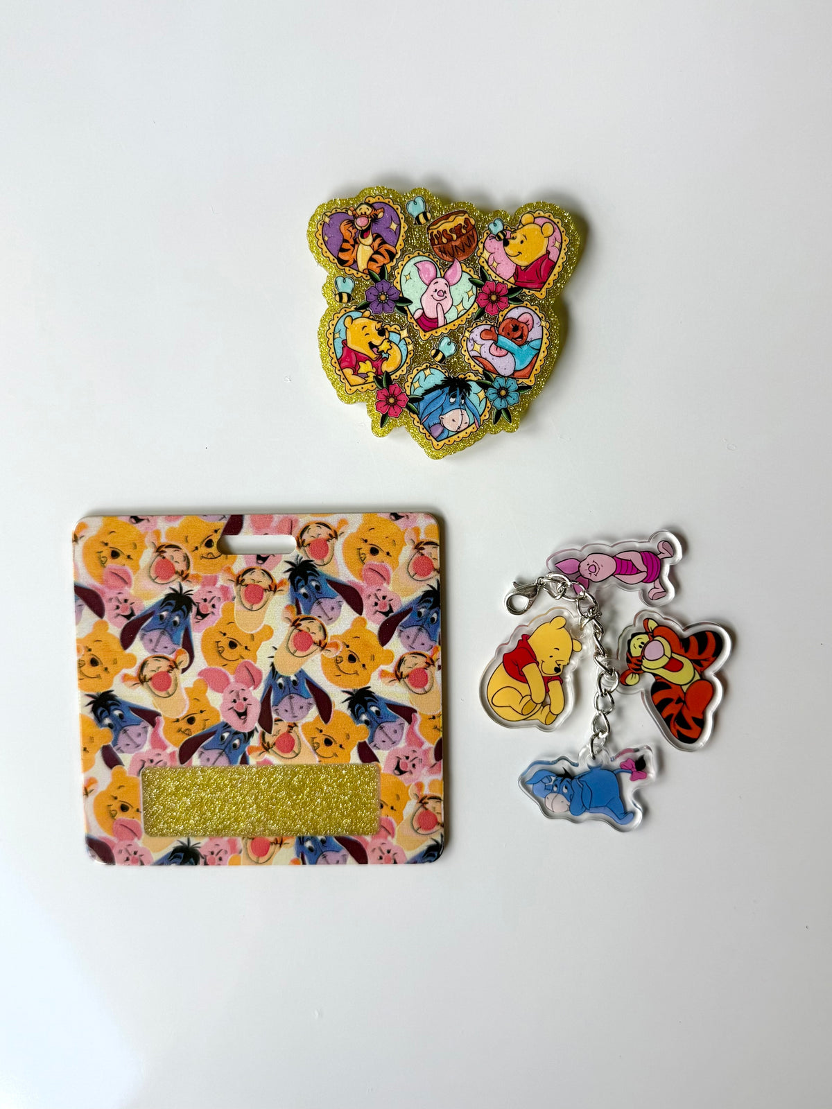 Pooh Interchangeable Badge Reel Buddy