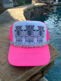 Merry & Feral (Neon Pink) Christmas Cap