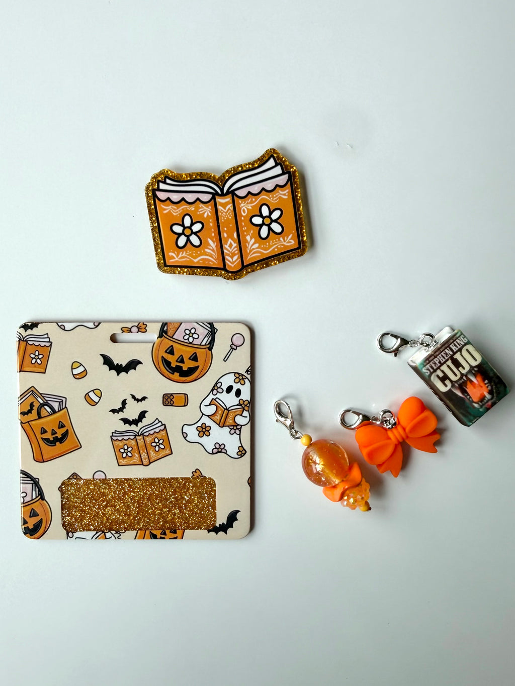 Bookish Halloween Interchangeable Badge Reel Buddy