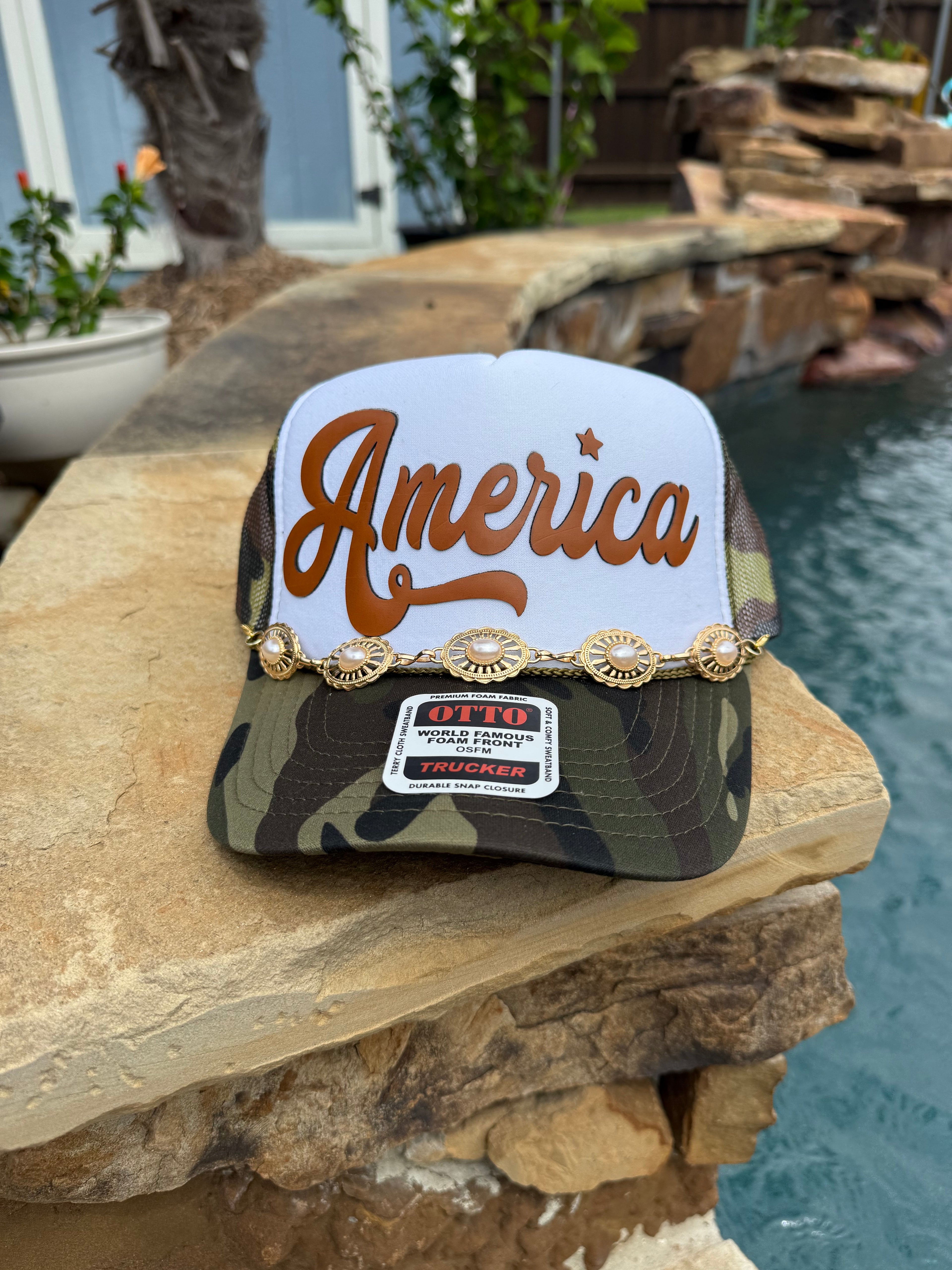 America Camo Cap