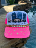 Holy Night Christmas Cap (neon pink)