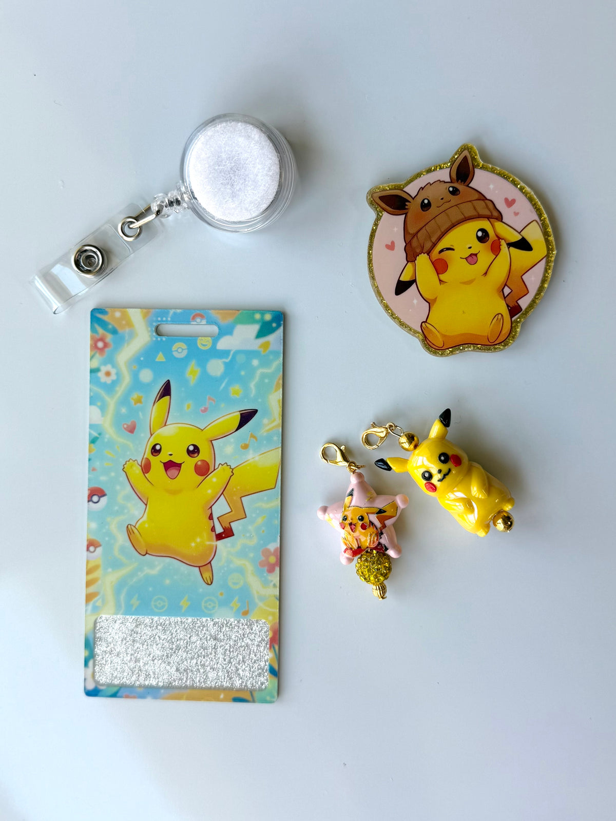 Pikachu Interchangeable Badge Reel