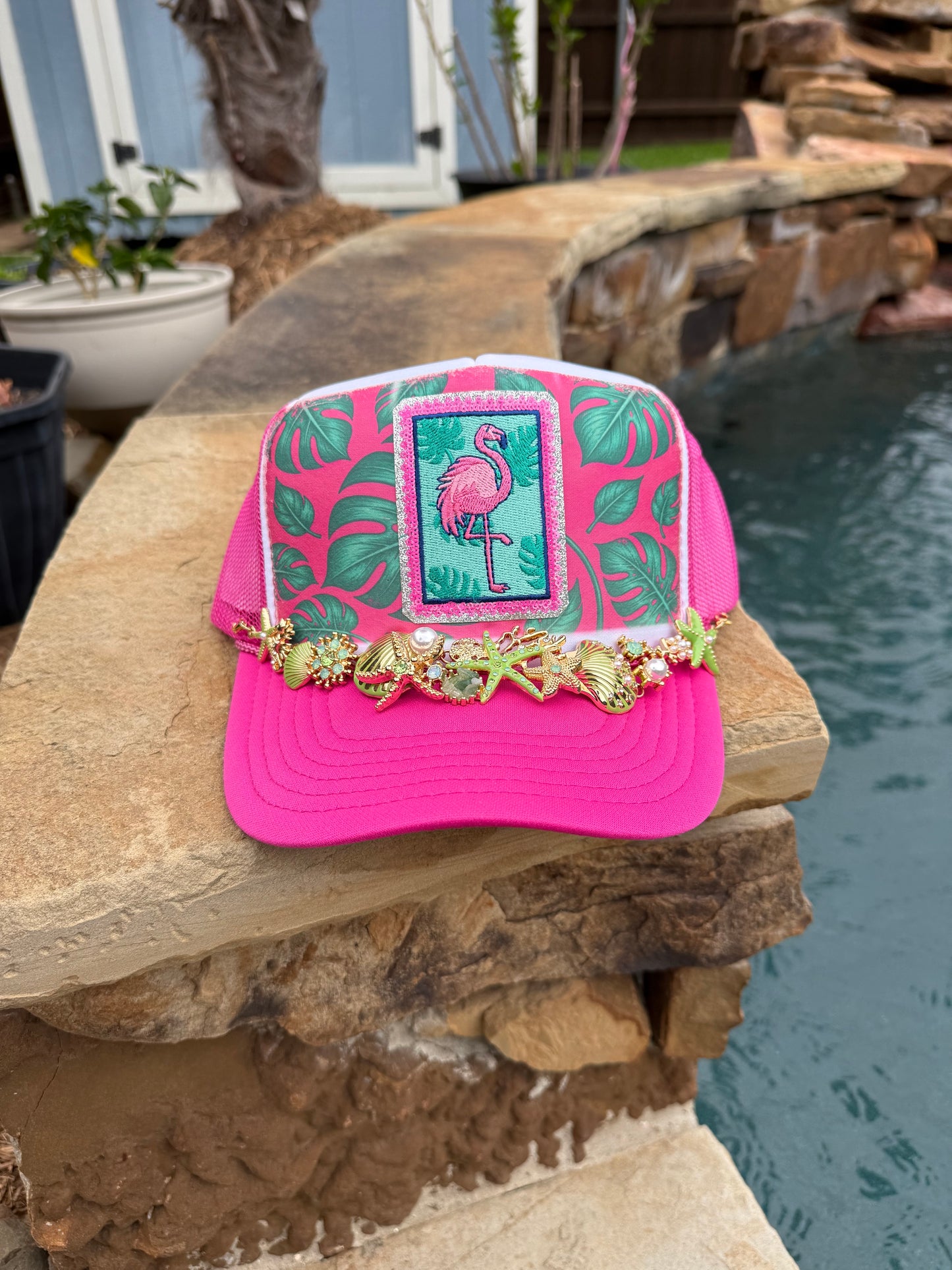 Flamingo Hot Pink Cap
