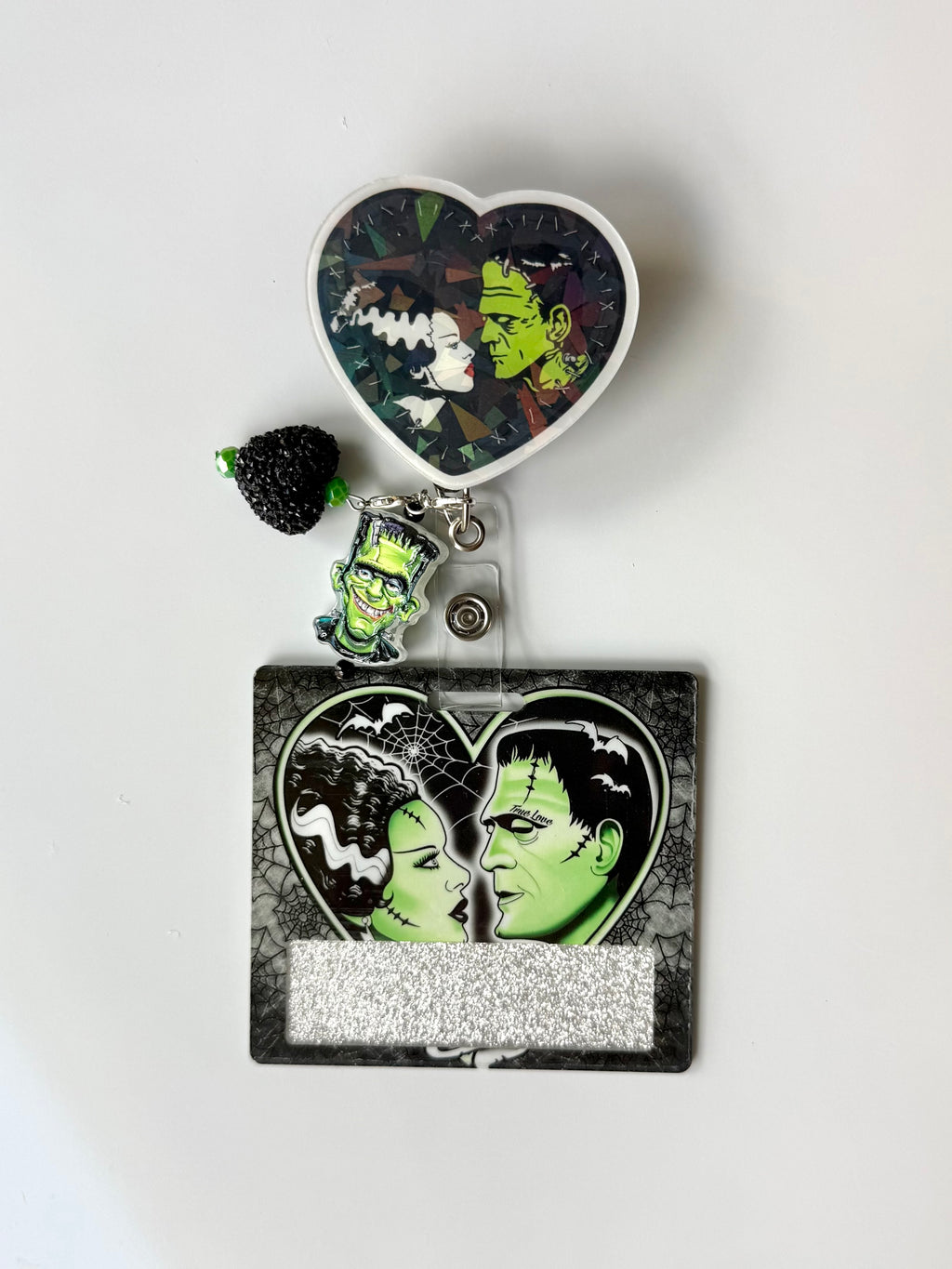 Frankenstein & Bride Interchangeable Badge Reel Buddy
