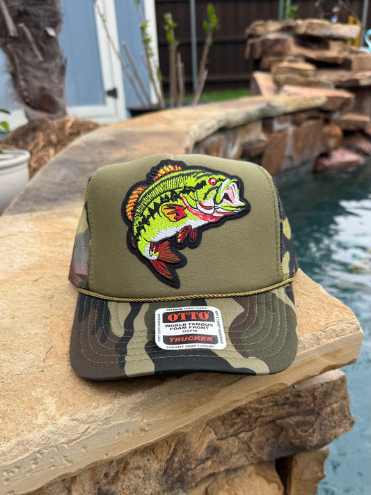 Bass Fish Cap