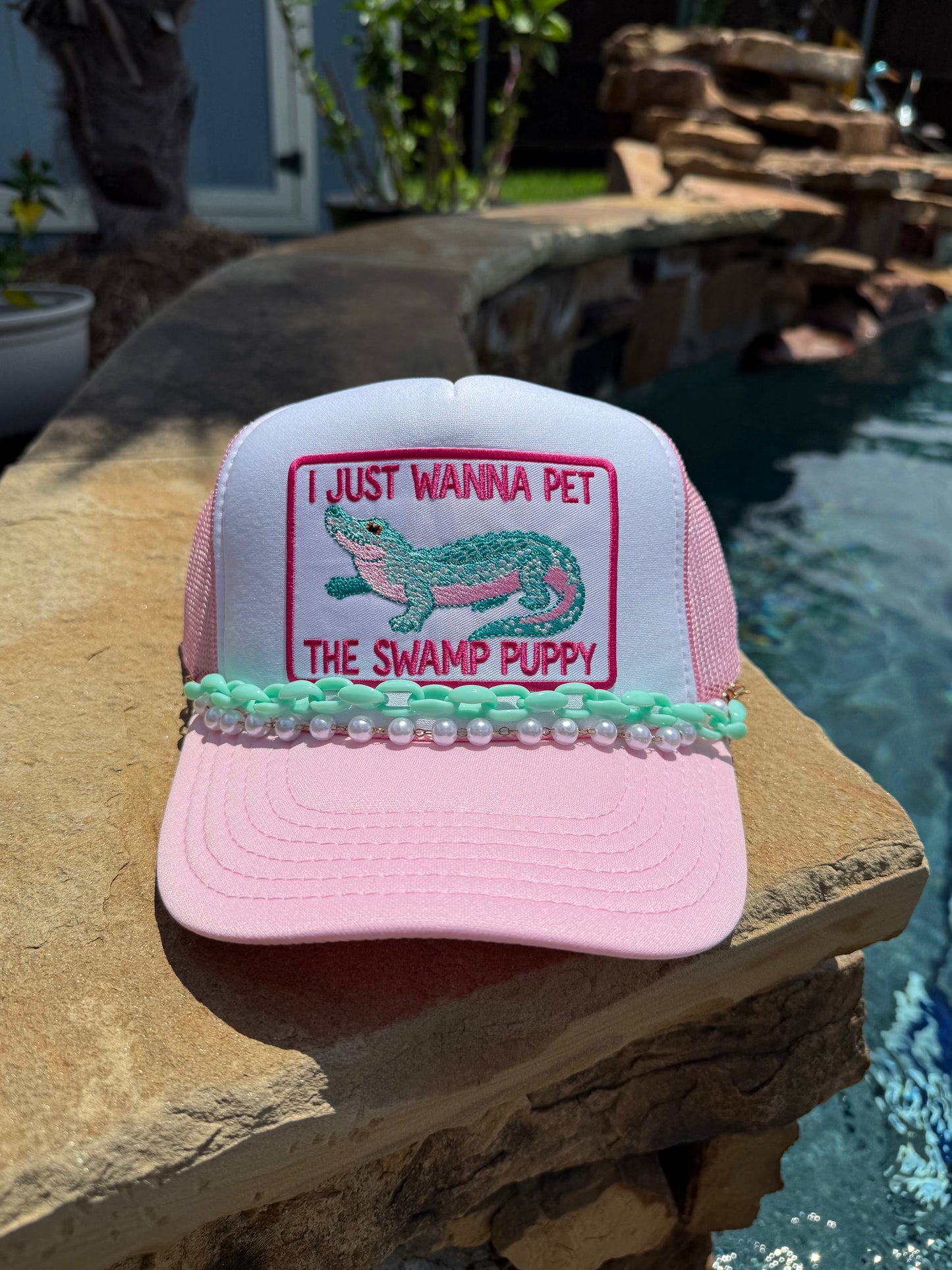 I Just Wanna Pet The Swamp Puppy Cap