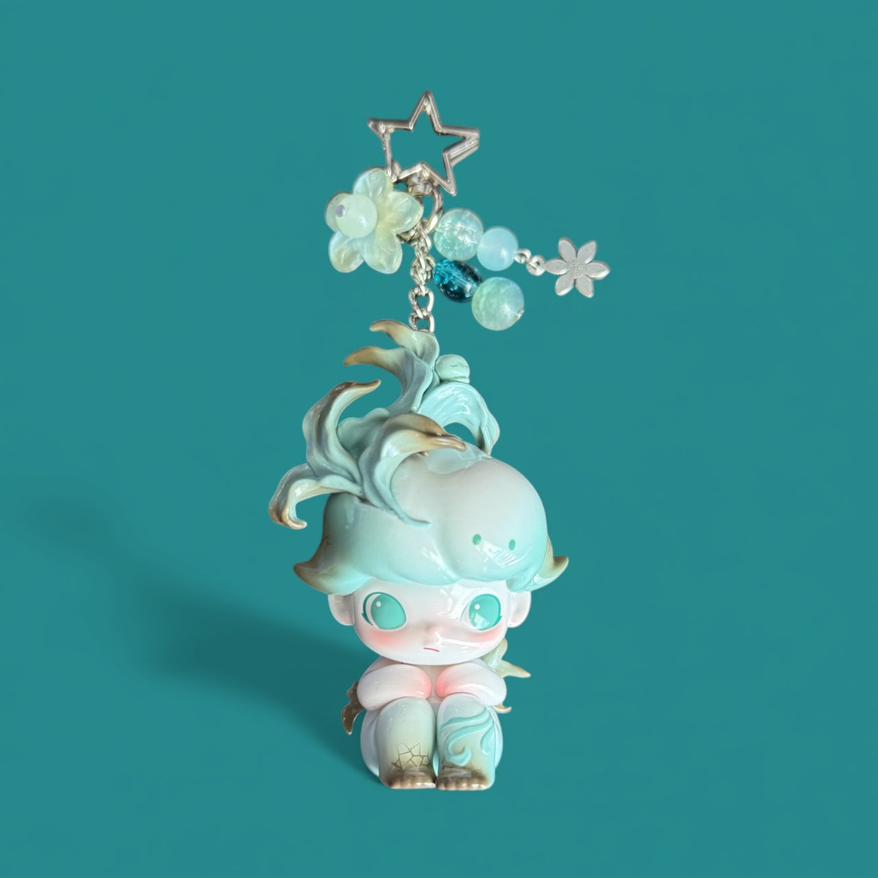 Authentic Dimoo Bag Charm (Porcelain Blossom)