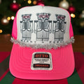 Merry + Feral Christmas Hat (Hot Pink)