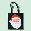 Crocheted Picture Santa Tote