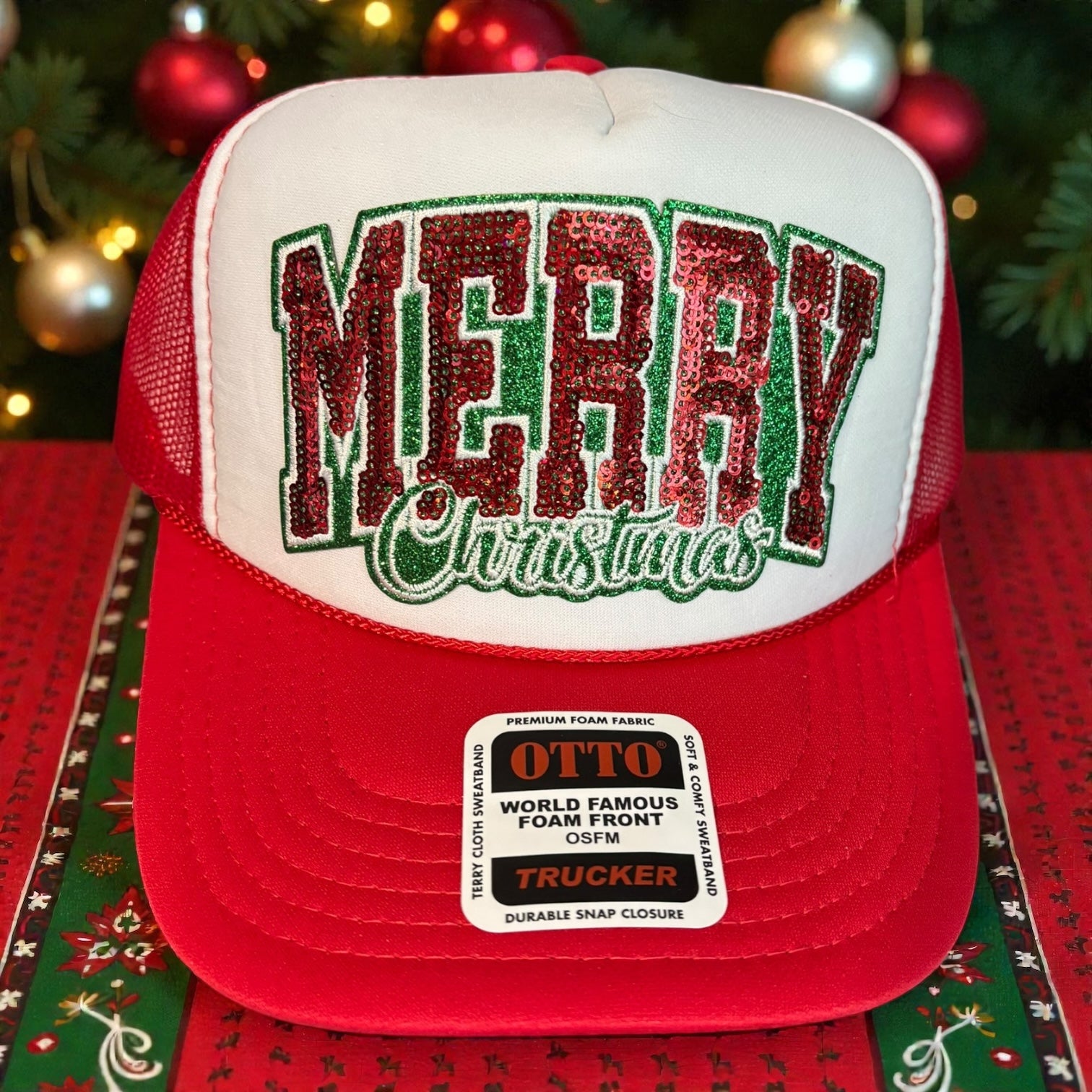 Merry Christmas Cap (red)