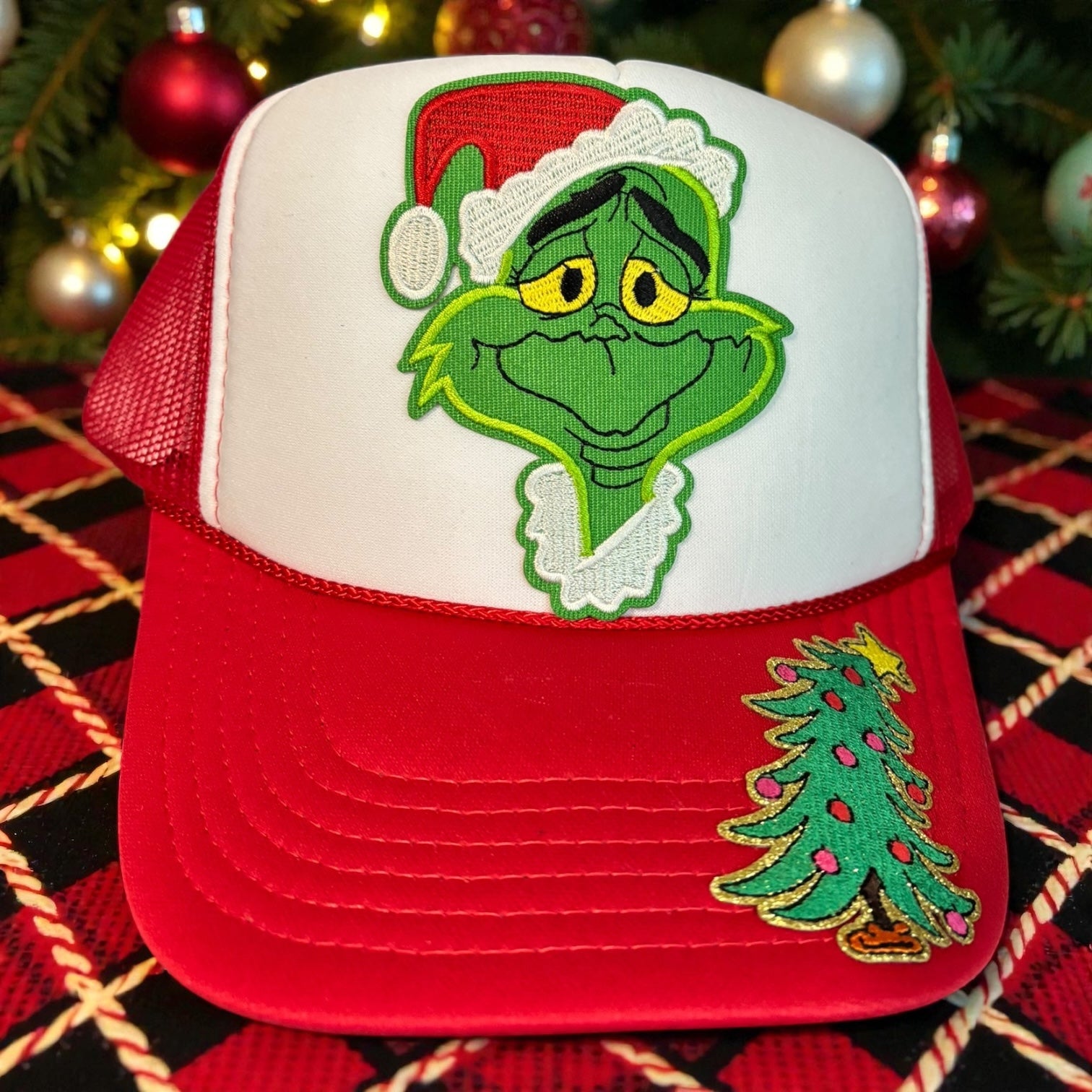Grinch Christmas Cap