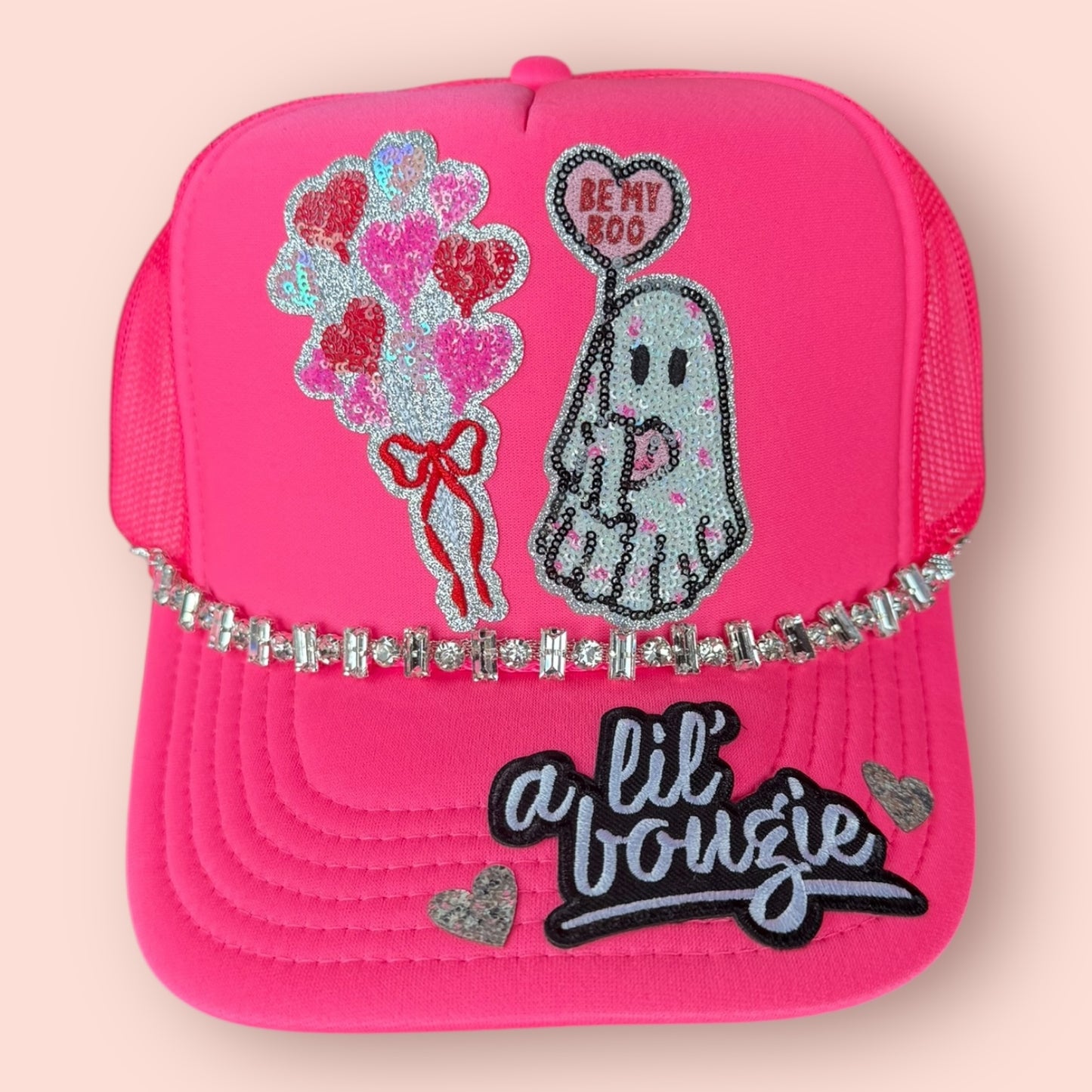 Be My Boo Valentine Cap