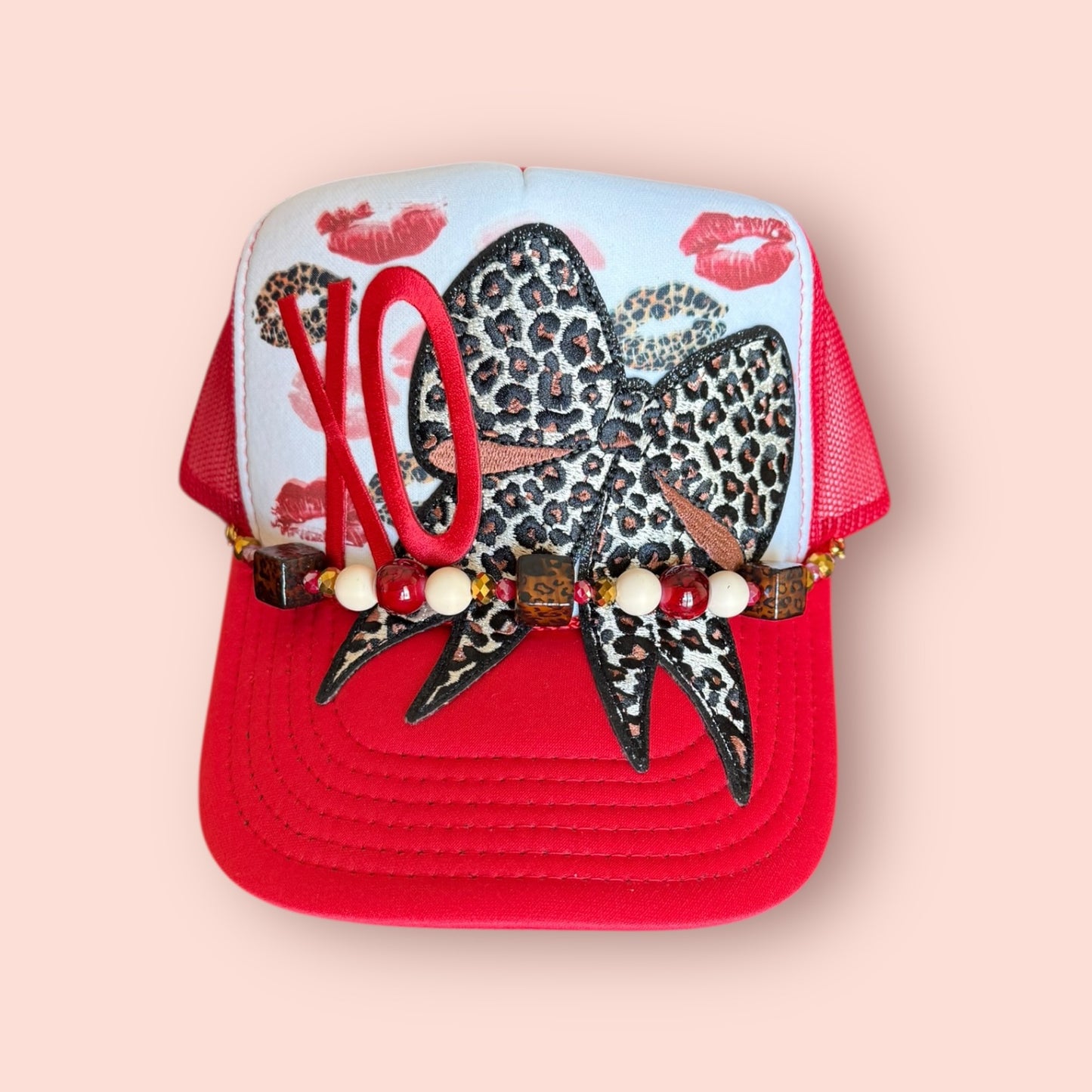 XO Leopard Bow Cap