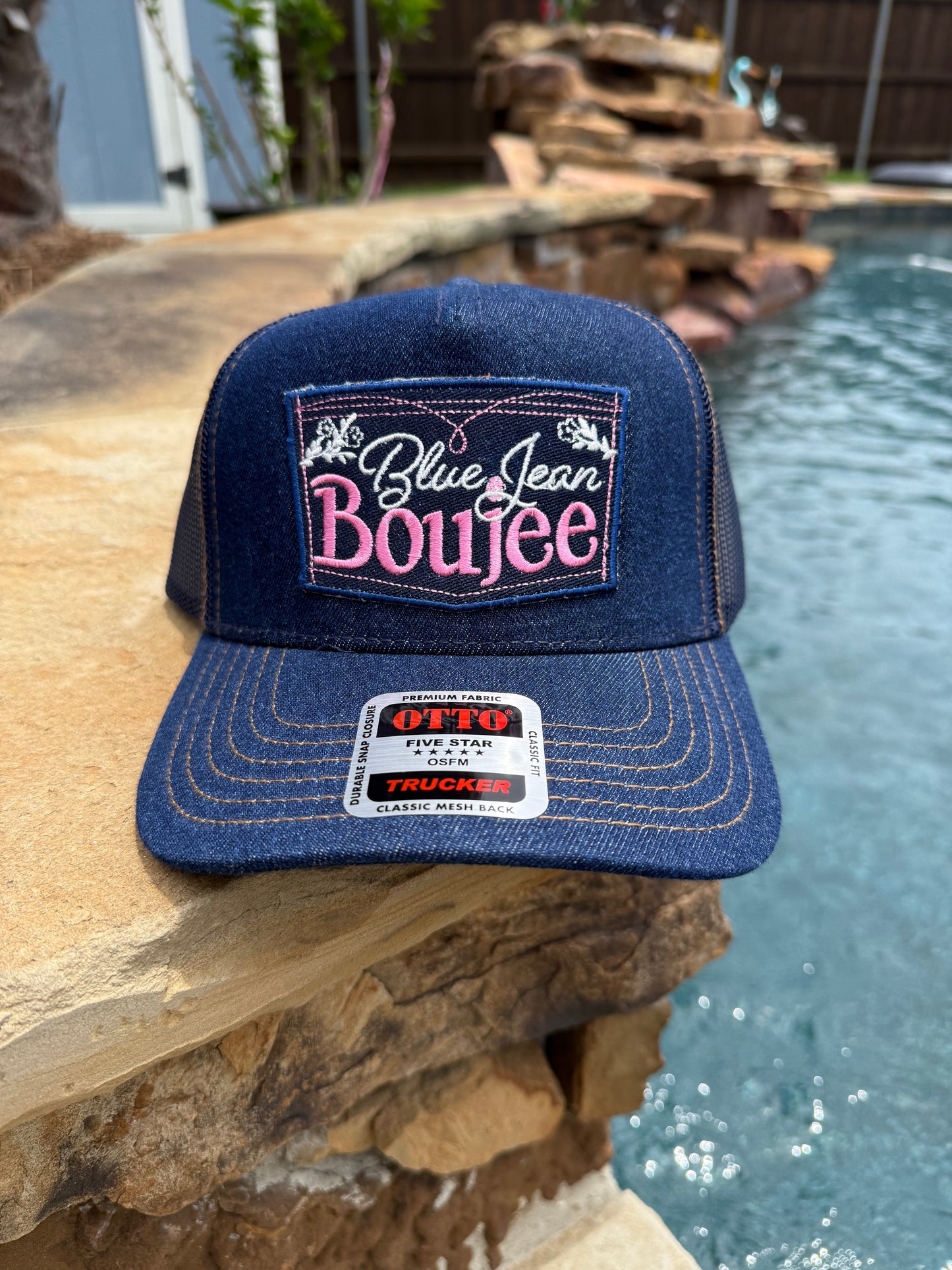 Blue Jean Boujee Cap