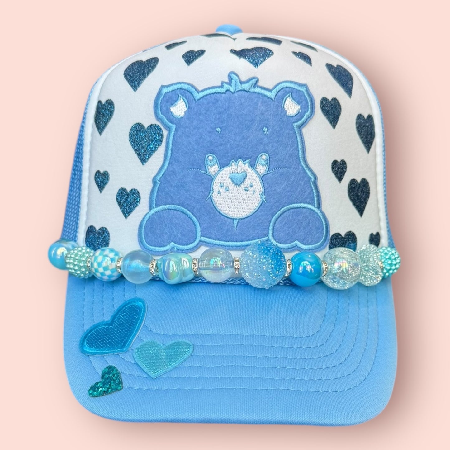 Blue Care Bear Cap