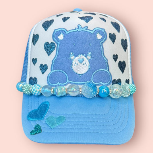 Blue Care Bear Cap