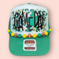 Green, Yellow & White Game Day Cap