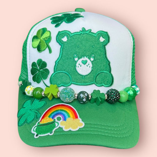 Green Lucky Charm Care Bear Cap