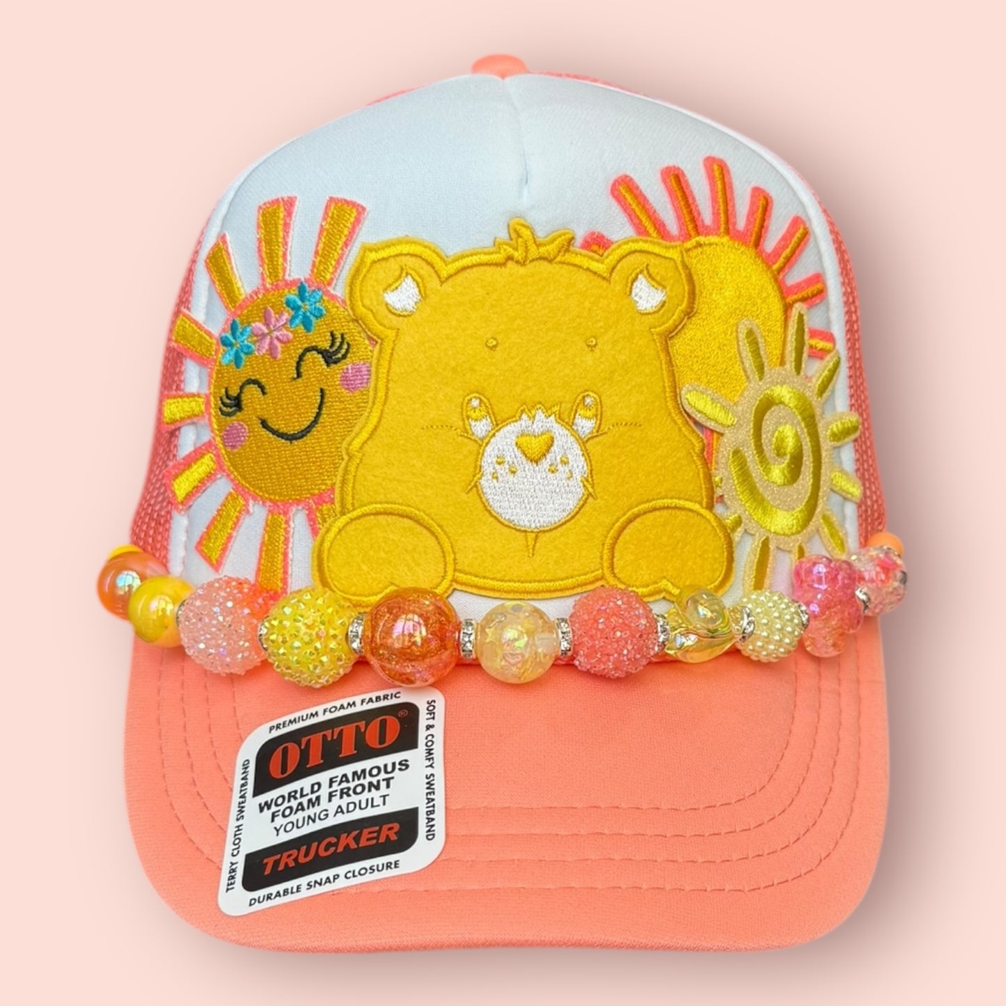 Yellow Care Bear Cap