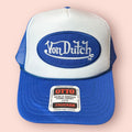 Royal Blue & White Von Dutch Cap