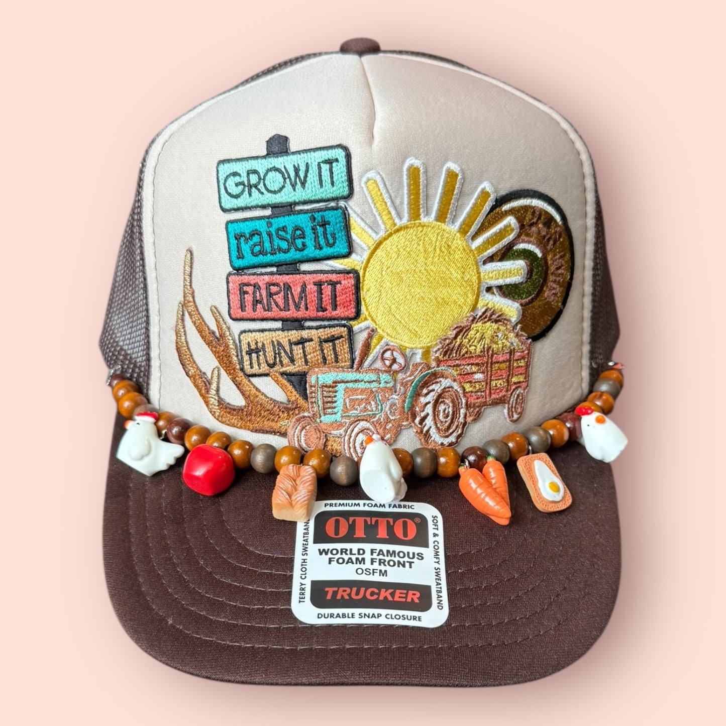 Brown & Tan Grow It, Raise It, Farm It, Hunt It Cap