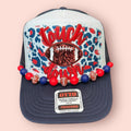 Navy, Red & White Touch Down Cap