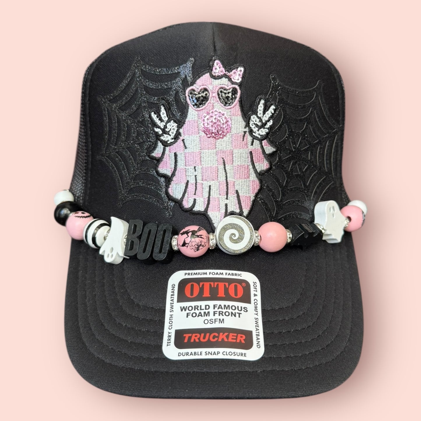 Black Sassy Peace Cap