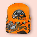 Neon Orange Camo Only Fans Cap