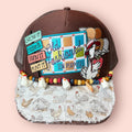 Brown Old Fashioned On Purpose Cap with Custom Brim