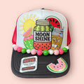 Red, White & Black Watermelon Moonshine Cap