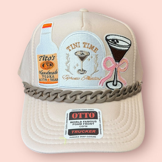 Tan Tini Time Cap