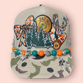 Tan Camo Hunting Scene Cap