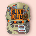 Olive Green Camo Blind Date Hunting Cap